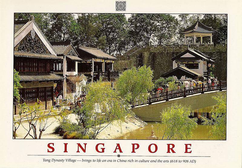 Tang Dynasty City Singapore postcard